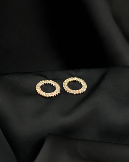 Diamond Hoop Earring