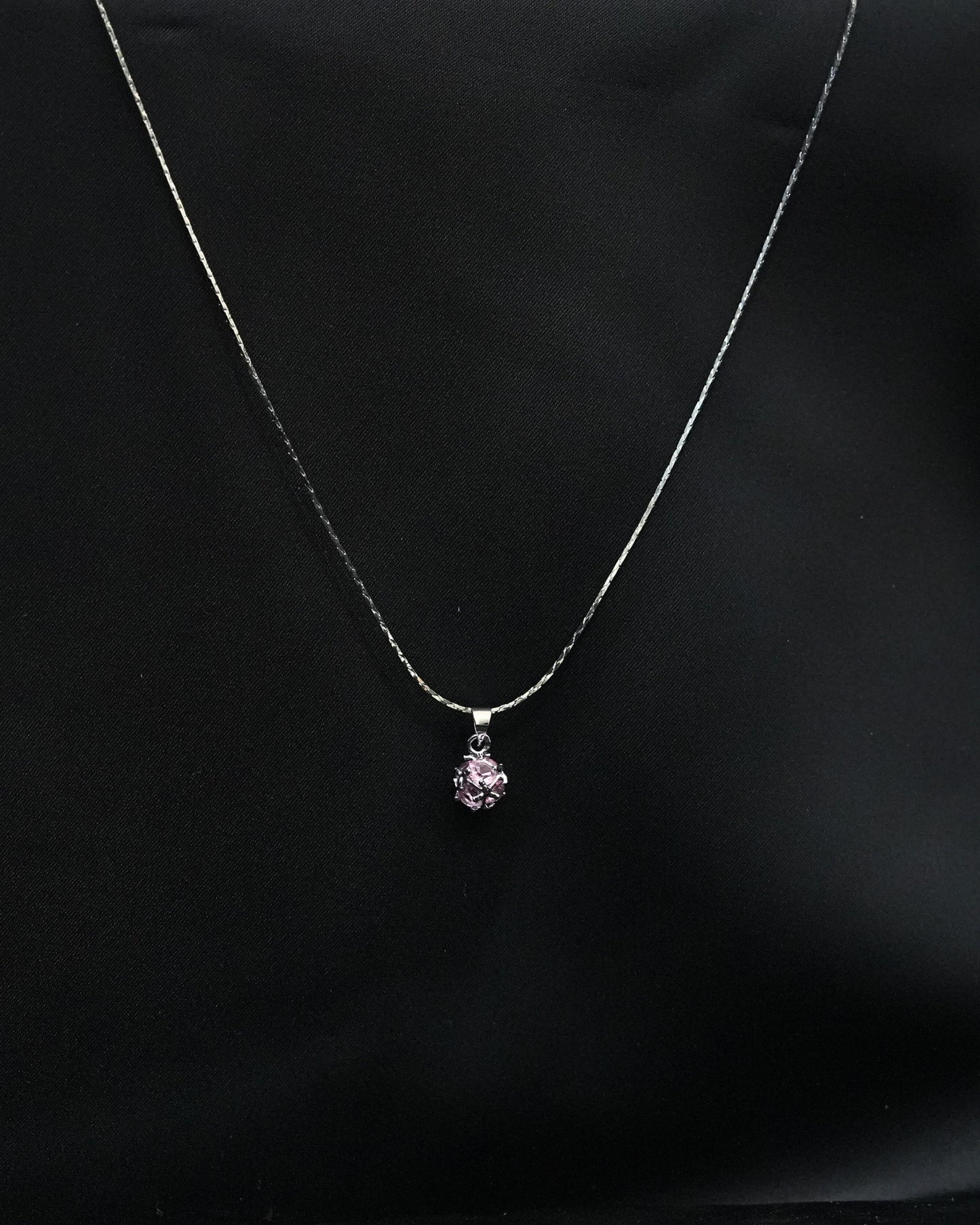 Pink Stone Necklace